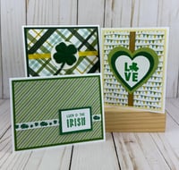 Image 3 of Happy St. Patrick's Day Card Making Kit for Adults to DIY 6 Greeting Cards