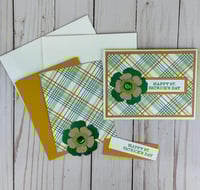 Image 4 of Happy St. Patrick's Day Card Making Kit for Adults to DIY 6 Greeting Cards