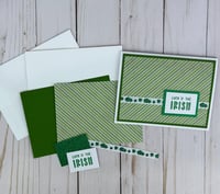 Image 7 of Happy St. Patrick's Day Card Making Kit for Adults to DIY 6 Greeting Cards