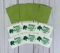Image 5 of St. Patrick's Day Card Making Kit for Adults to Make Your Own Shamrock Cards