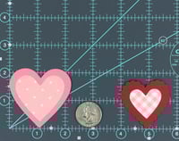 Image 7 of Mini Heart Valentine Card Kit for Kids to DIY 24 Valentine Cards