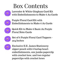 Image 2 of Spring Card Making Kit for Adults to DIY 18 Floral Greeting Cards with Card Making Supplies