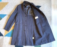 Image 3 of S.E.H Kelly made in England cotton/linen shop coat, size S (fits S/M)