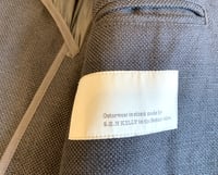 Image 4 of S.E.H Kelly made in England cotton/linen shop coat, size S (fits S/M)