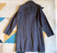 Image 9 of S.E.H Kelly made in England cotton/linen shop coat, size S (fits S/M)