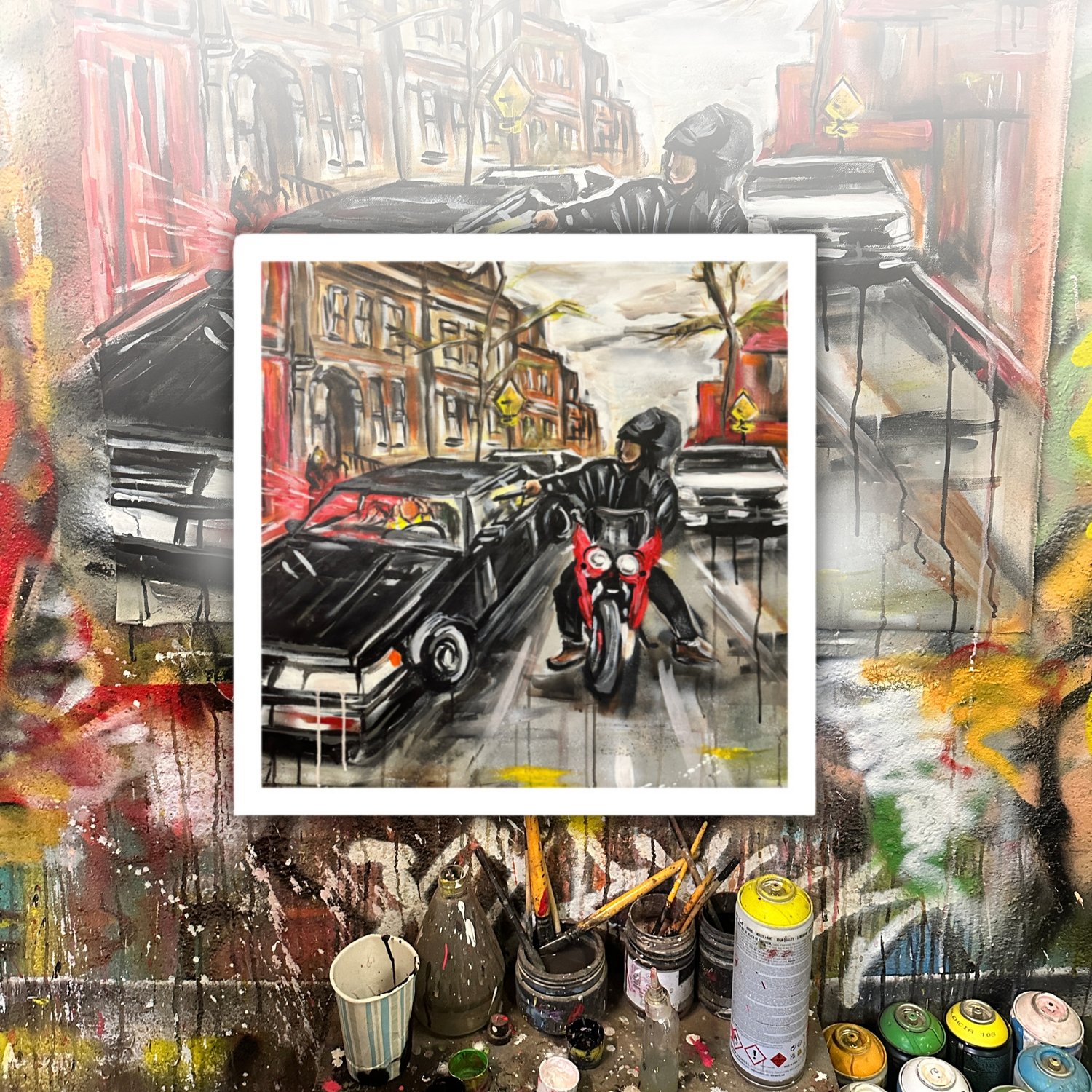 Whats poppin' Kermie PRINT - 16x16"