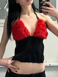 SATIN VALENTINES TOP - XS/S