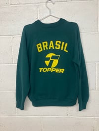 Image 2 of Copy of Brazil '81/82, green M/L (22"P2P, 24"S2H, 29"C2C) Second Boxy Fit
