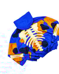 Image 11 of Re-worked 1 of 1 Nike 3D Puff Bones Patchflow Hoodie Size XL