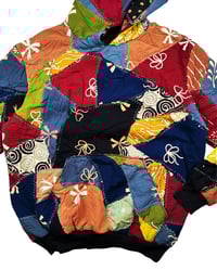 Image 6 of Re-worked 1 of 1 Multicolor Batik Patchworks Hoodie Size M
