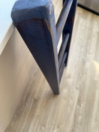 Image 3 of Blue Painted Wooden Ladder