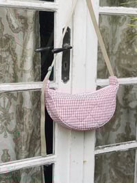 Image 1 of Sac halfmoon • vichy rose