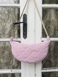 Image 2 of Sac halfmoon • vichy rose