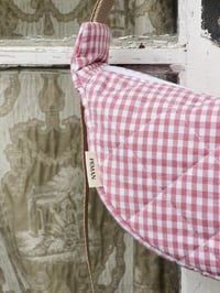 Image 3 of Sac halfmoon • vichy rose