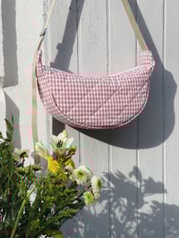 Image 4 of Sac halfmoon • vichy rose