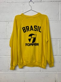 Image 2 of Brazil '81/82, yellow L/XL (23"P2P, 26"S2H, 29"C2C) Second