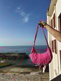 Image 5 of Sac croissant • vichy rose