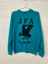 Image 1 of JFA, teal L (24"p2p, 24.5"s2h, 29"c2c) Boxy Fit