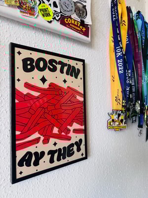 Image of Orange Chips Bostin Ay They Art Print | A4 🟠