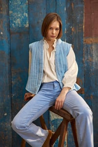 Image 4 of Chaleco Vivie Azul 