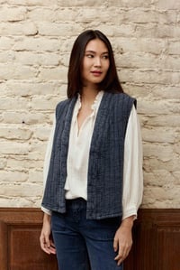 Image 2 of Chaleco Vivie Azul Marino 