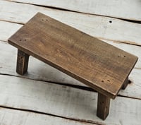 Image 2 of   Wooden bench brown  58