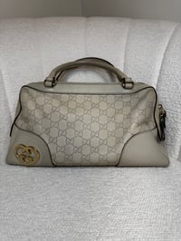 Image 1 of Vintage Authentic Gucci Guccissima handbag