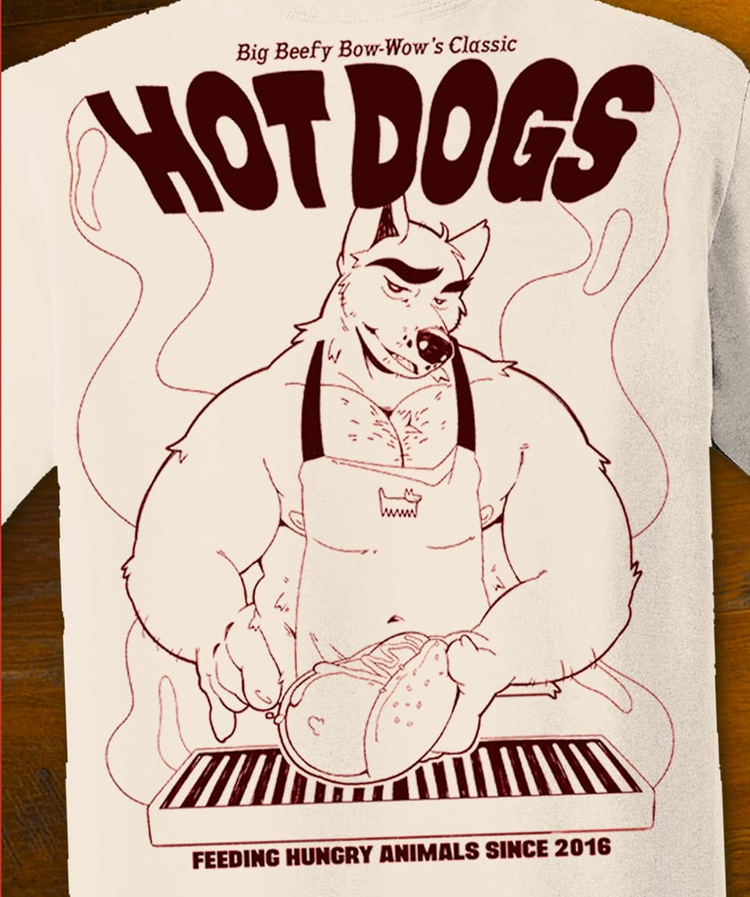 Image of HOT DOGS! Menu Tee