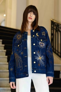 Image 1 of Cazadora Vaquera Estampada 