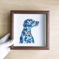 Image 4 of Framed Bespoke Pet Portrait (12x12cm)