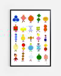 Image 3 of Shapies giclée print