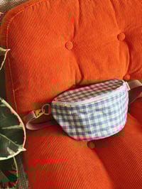 Image 2 of Sac banane • vichy bleu