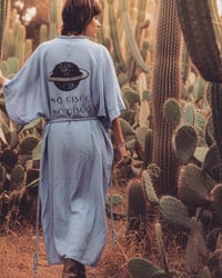 Image 1 of HANDGEFÄRBTER KIMONO ¥ VILLAGE PUNK ¥ IBIZA JACKET ¥ UPCYCLING ¥ FESTIVALVIBE ¥