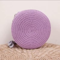 Image 2 of Angelic Flow SunWoven™ Circle Crossbody Bag 