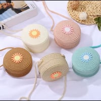 Image 1 of Angelic Flow SunWoven™ Circle Crossbody Bag 
