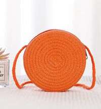 Image 3 of Angelic Flow SunWoven™ Circle Crossbody Bag 