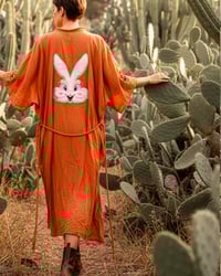 Image 2 of HANDGEFÄRBT ¥ VILLAGE PUNK ¥ IBIZA ¥KIMONO ¥ JACKET ¥ UPCYCLING ¥ FESTIVALVIBE ¥