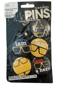 Image 1 of Team Manila I am Ninoy Pin Set [2008]