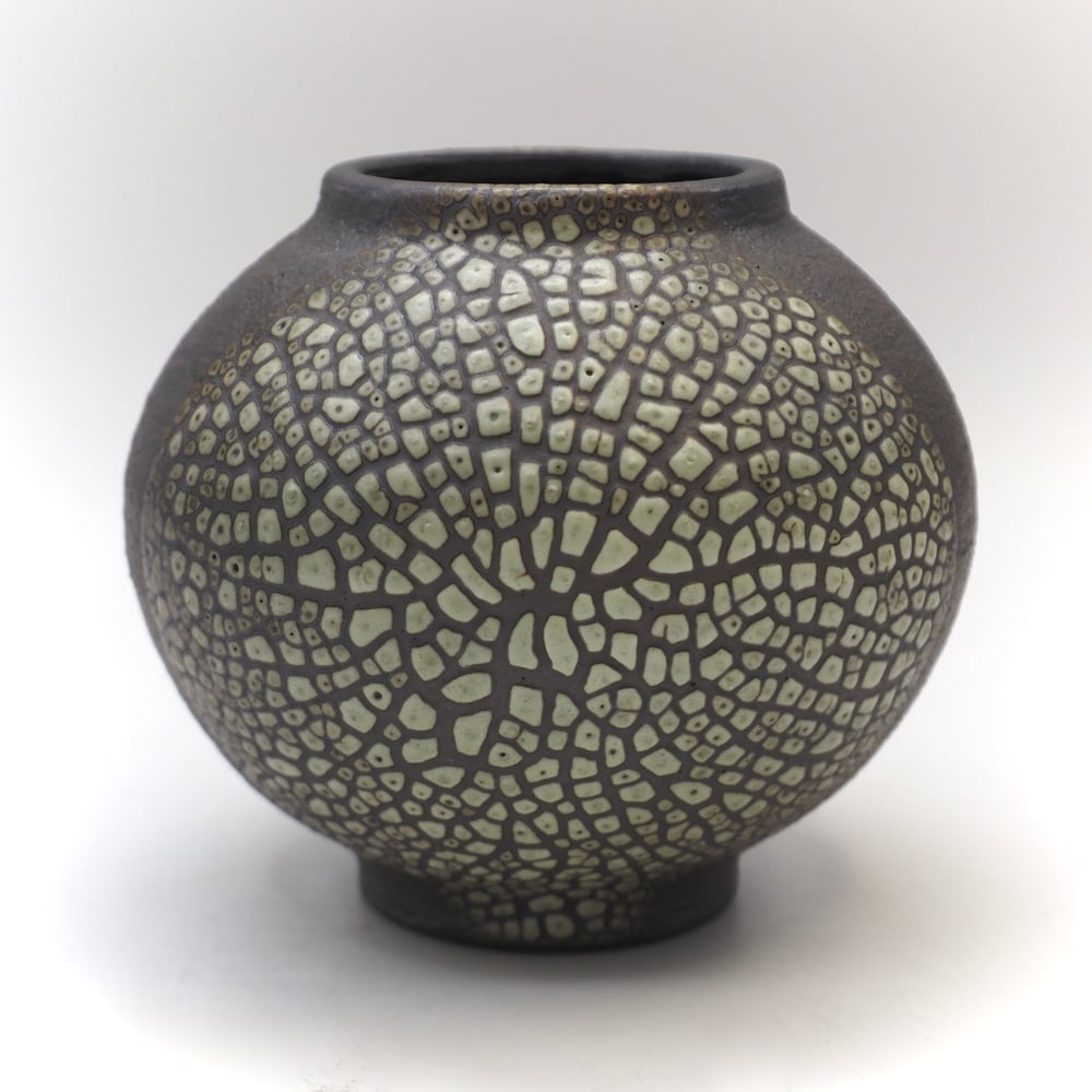 Image of Lichen Glaze Moon Jar