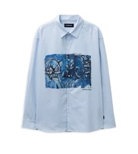 Image 1 of Hypebeast x George Condo Stripe Oxford Shirt [2026]