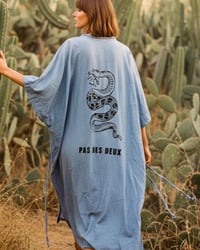 Image 1 of   ¥ HANDGEFÄRBT ¥ VILLAGE PUNK ¥ IBIZA ¥KIMONO ¥ JACKET ¥ UPCYCLING ¥ FESTIVALVIBE ¥