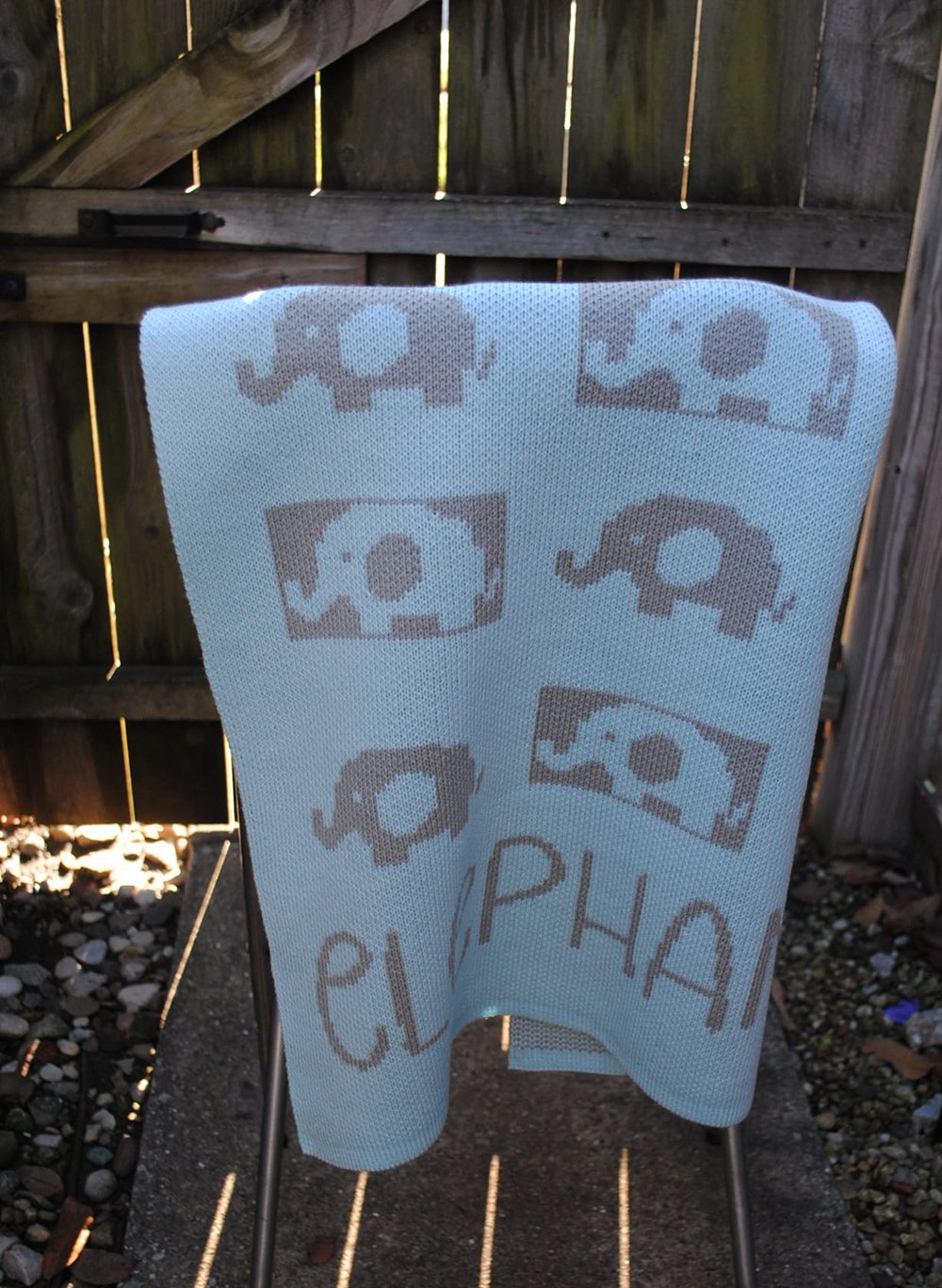 Image of Newborn Knit Baby Blanket