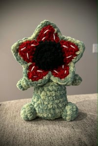 Image 2 of Demogorgon Monster Plushie | Handmade Crochet Snuggler