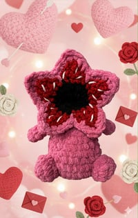 Image 4 of Demogorgon Monster Plushie | Handmade Crochet Snuggler