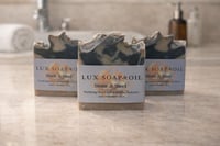 Image 3 of Stone & Steel- Activated Charcoal & Aloe Vera Detox Soap 4.5 oz