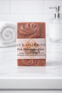 Image 1 of Pink Himalayan Salt Soap Bar | Blush Mineral Spa Bar 5.5 oz