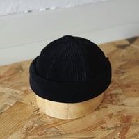 Image 2 of Docker • velours côtelé noir