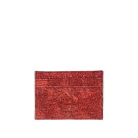 Image 1 of Kochi| Coconut Leather Card Holder - Wine Red