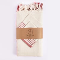 Image 1 of Kayseri Tablecloth Set - Red