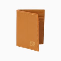 Image 1 of Cactus Leather BiFold Card Wallet - Cognac
